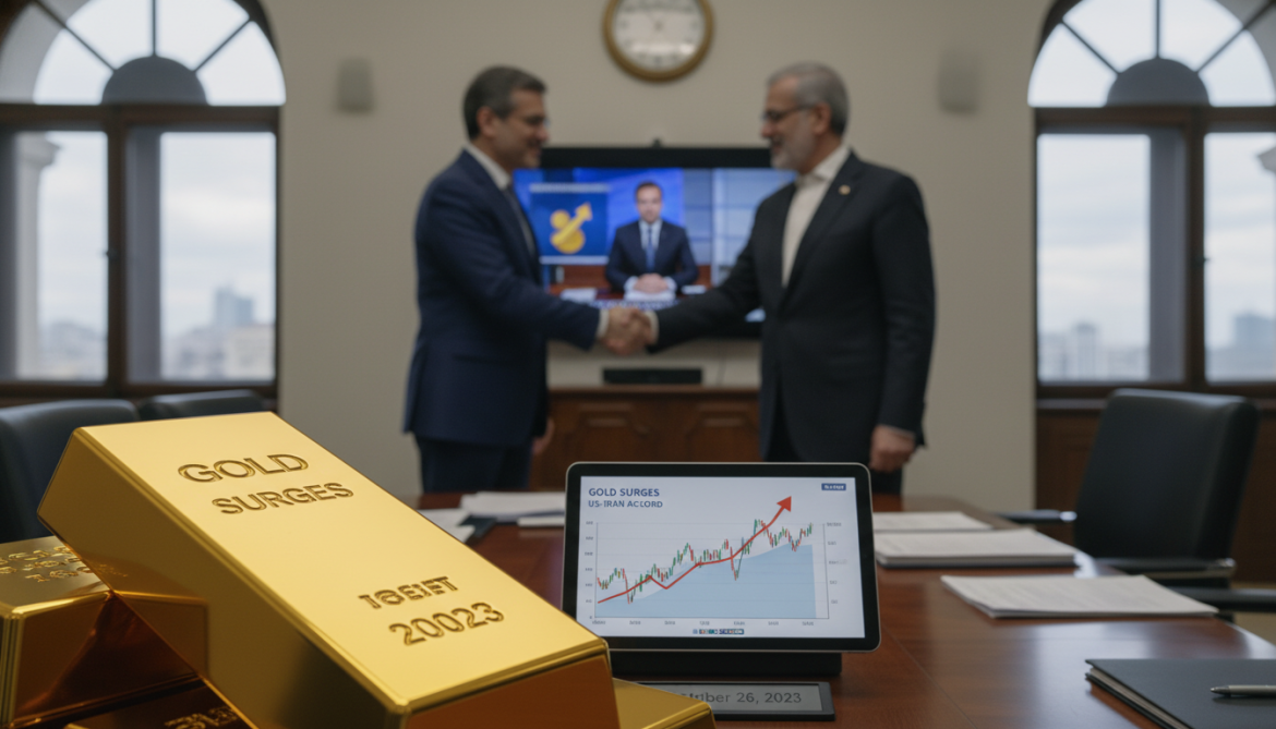 Gold rises after US Iran deal reports amid inflation and rate fears