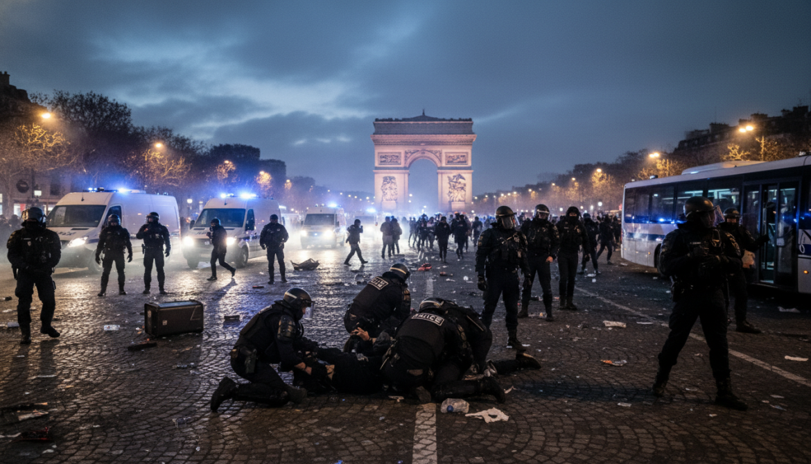French police arrest 416 after Paris Saint-Germain Champions League final sparks riots