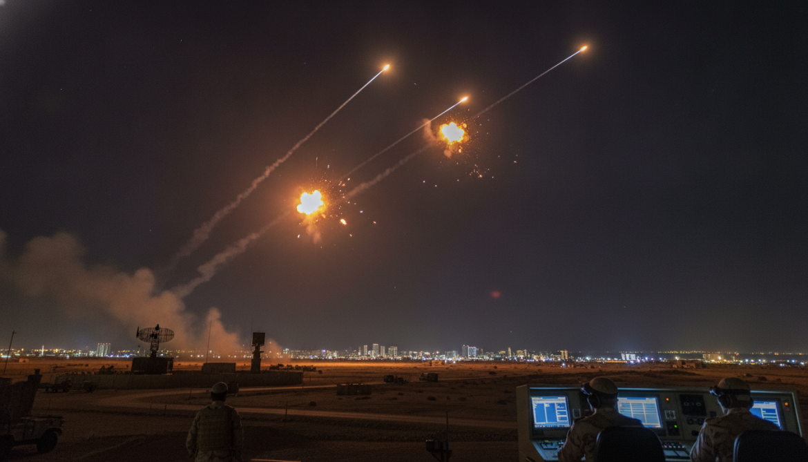 Bahrain Air Defense Intercepts and Destroys Multiple Iranian Drone and Missile Attacks