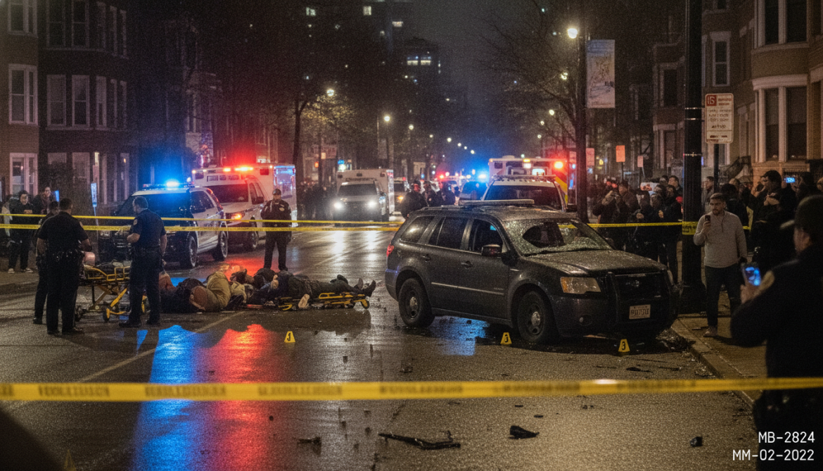 Chicago shooting injures at least 12 after SUV occupants open fire