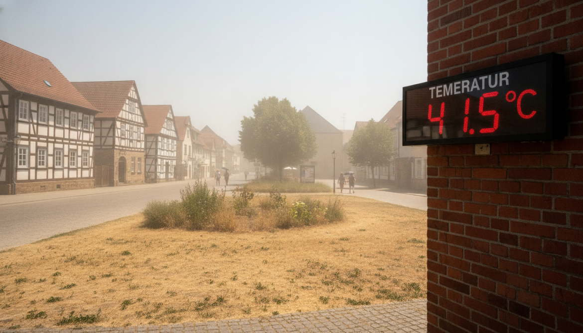 Germany breaks national temperature record for second day 41.5°C in Saxony-Anhalt