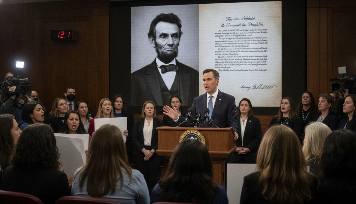 JD Vance compares restricting abortion pills to Lincoln’s abolition, igniting backlash