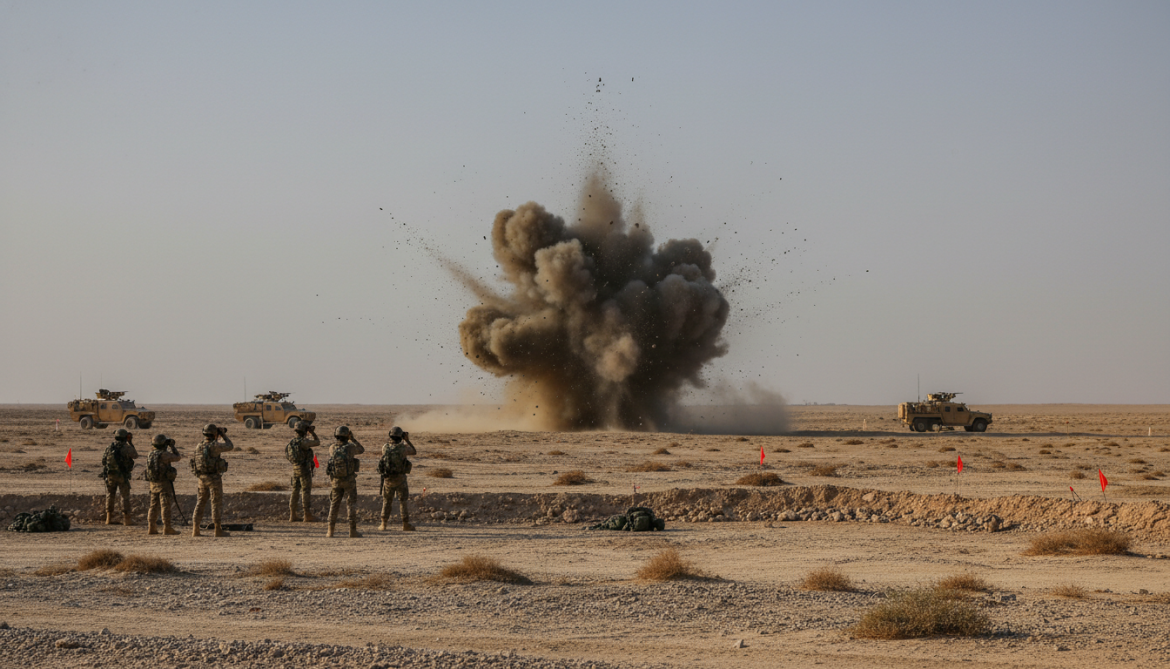 Kuwait Army announces controlled disposal of explosive remnants in northern Kuwait Tuesday