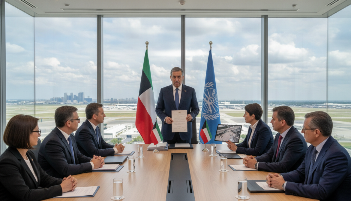 Kuwait files second ICAO protest over Iranian attack on Kuwait International Airport
