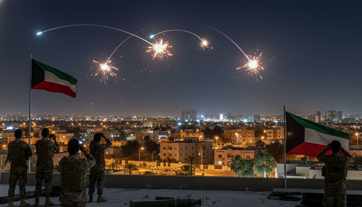 Kuwaiti Forces Intercept Seven Ballistic Missiles Blamed on Iran Over Residential Areas