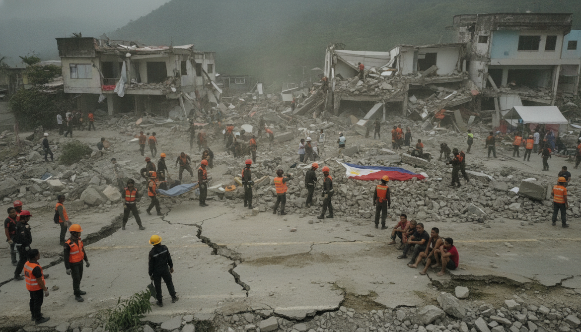 Philippines 7.8-magnitude quake kills at least 78, leaves 30 missing