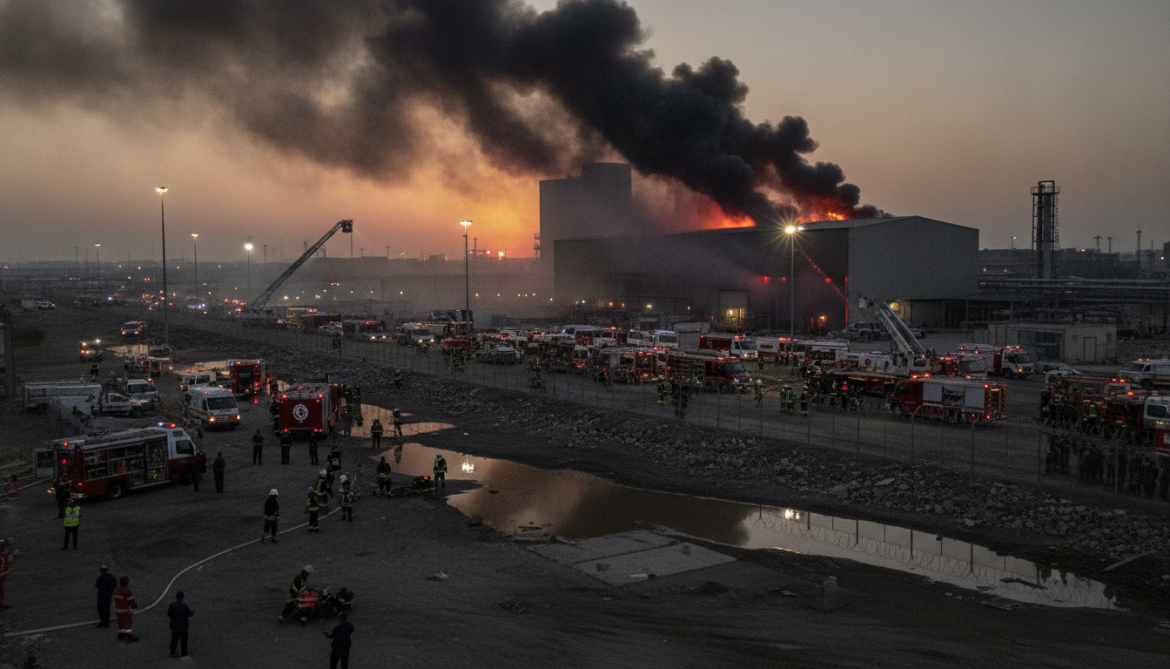 Qatar Interior Ministry confirms Ras Laffan factory explosion as civil defense responds