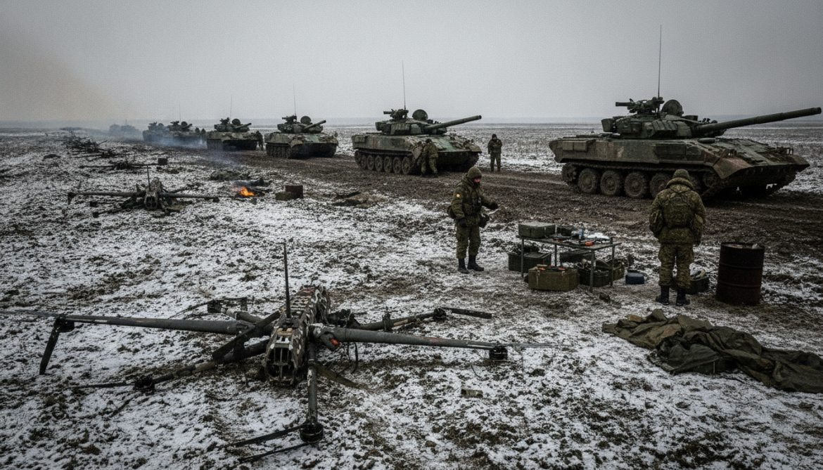 Russia's daily drone barrages signal mounting strain on Russian forces