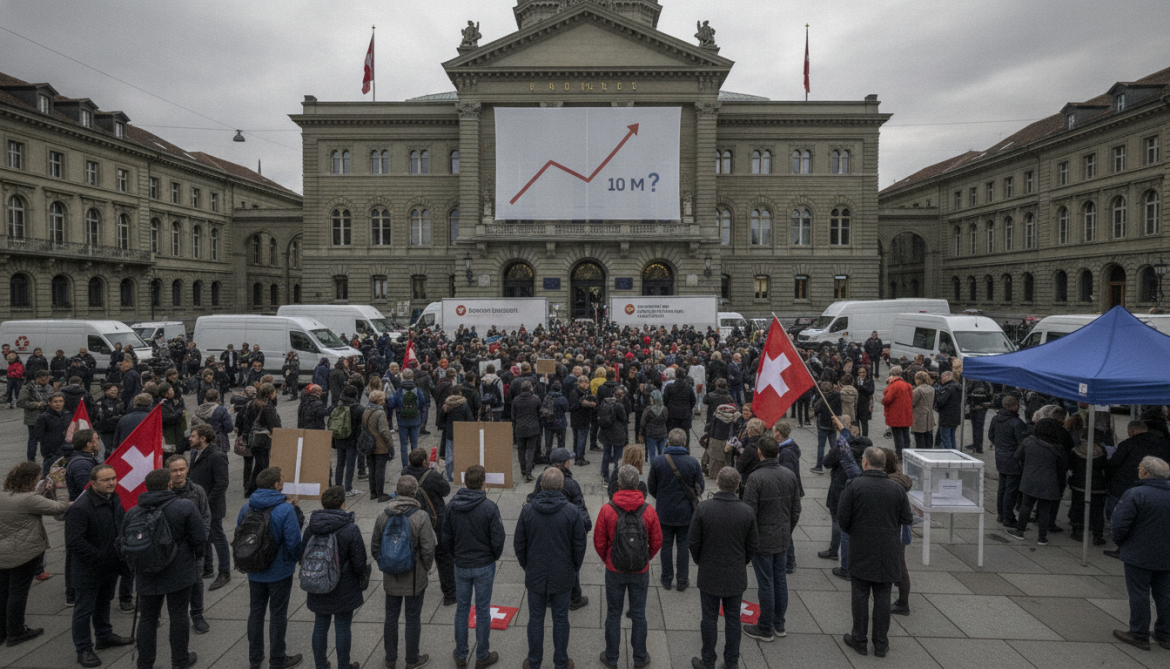 Switzerland votes on 10 million population cap proposal