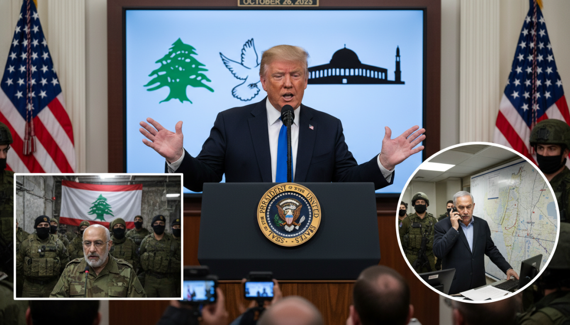 Trump announces Lebanon ceasefire as Hezbollah agrees and Netanyahu halts Beirut deployment