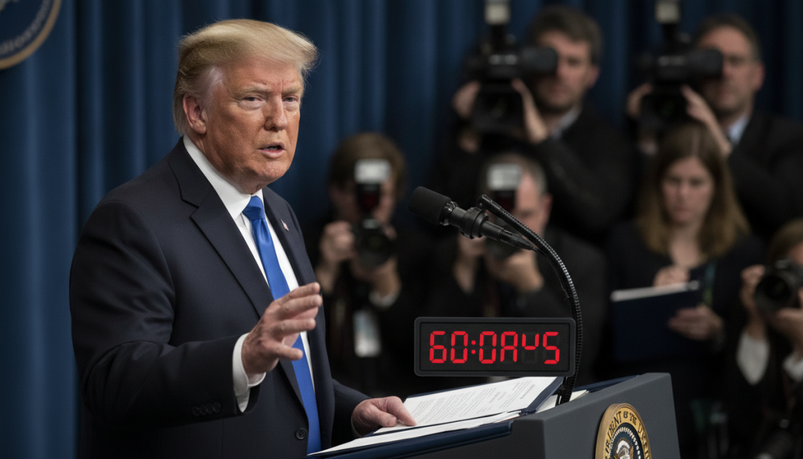 Trump warns Iran deal imminent, threatens strikes if terms not met within 60 days