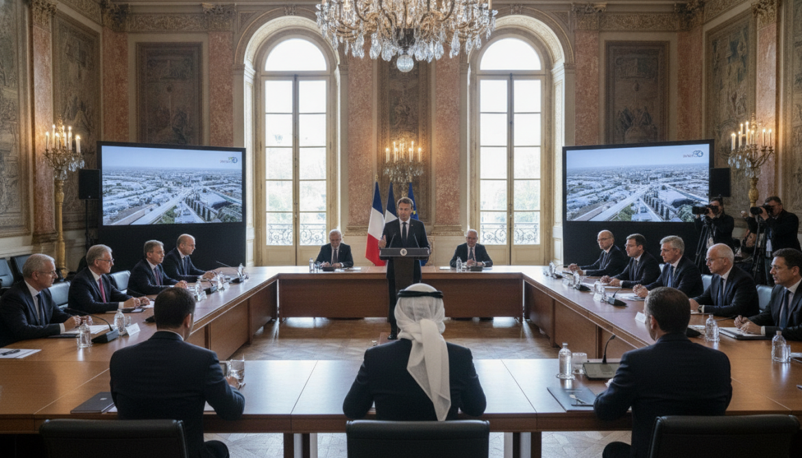 UAE Pledges Support for Two-State Solution in Paris Call Backing Gaza Reconstruction