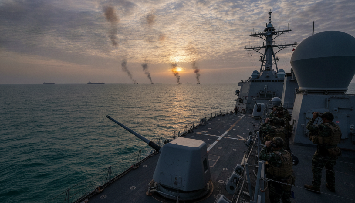 US Military Shoots Down Iranian Drones Threatening Navigation in Strait of Hormuz