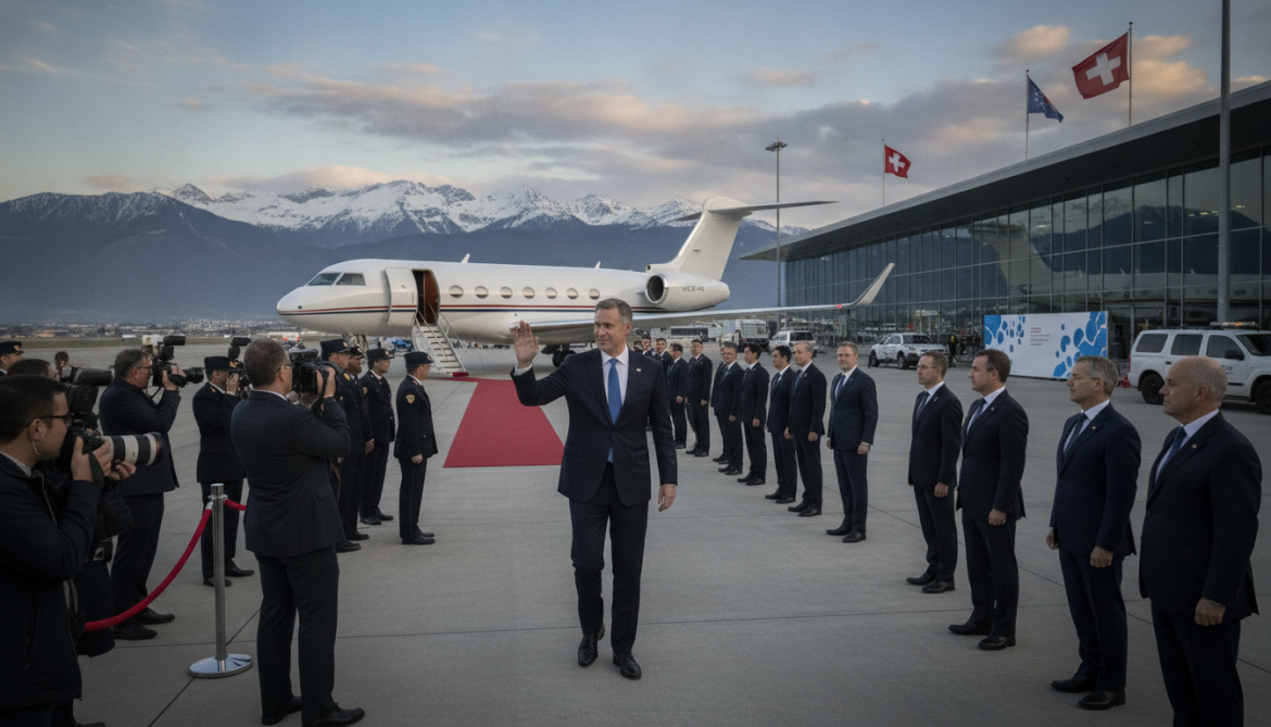 U.S. Vice President J.D. Vance arrives in Switzerland for Iran peace talks