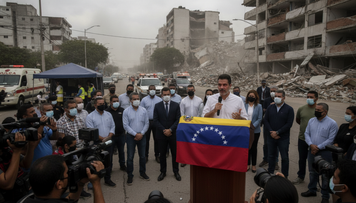 Venezuela earthquakes kill 589 and injure 2,980, interim president announces