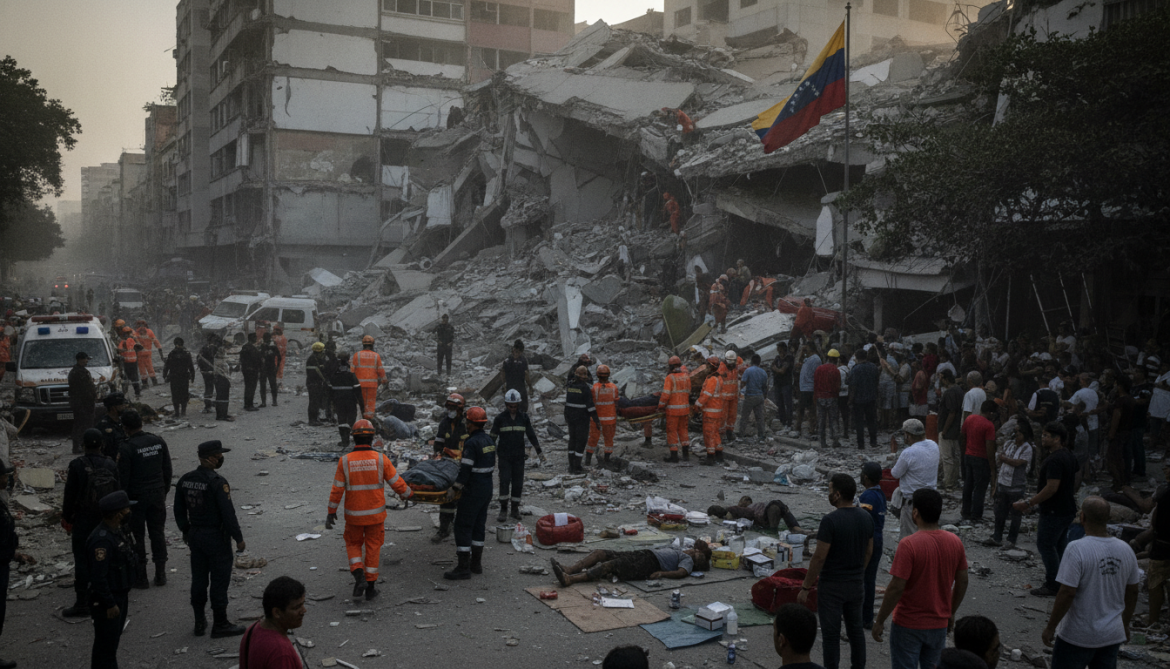 Venezuela earthquakes leave at least 32 dead and hundreds injured