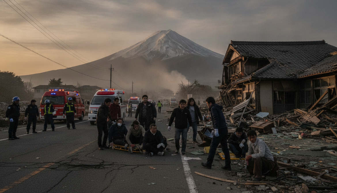 Yamanashi earthquake 5.6 hits near Mount Fuji, 10 injured, no tsunami