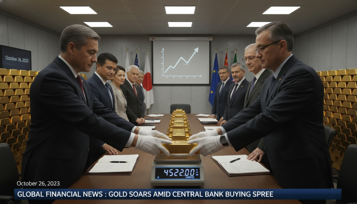 Gold price rises to $4,522 an ounce as central banks boost holdings