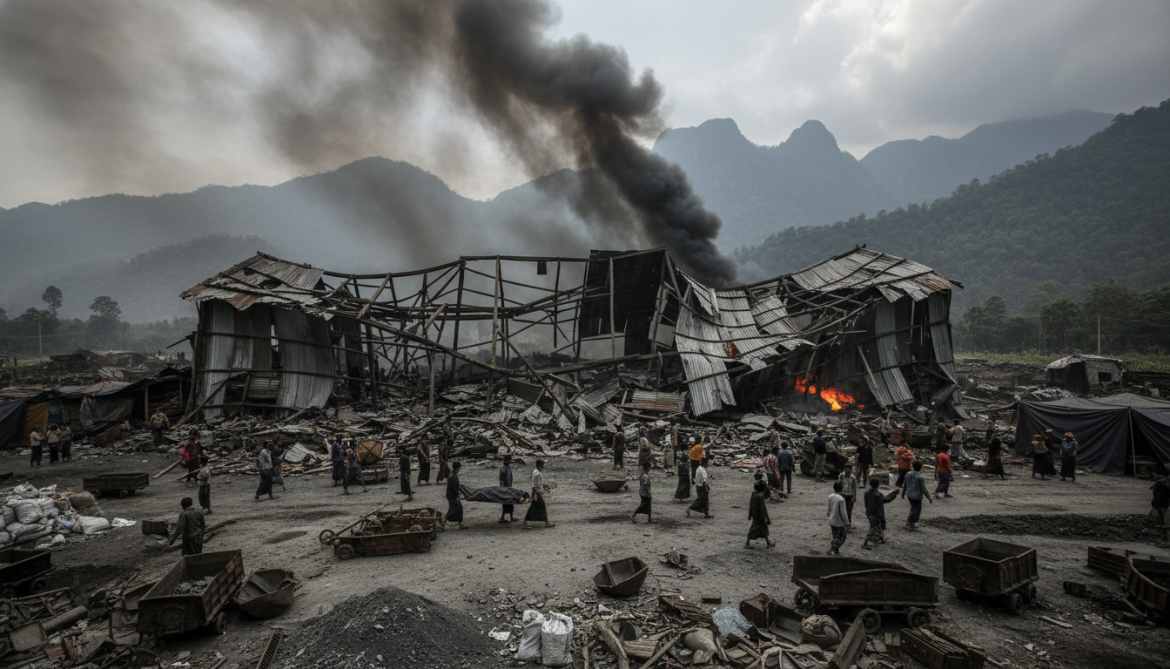 Myanmar explosion kills dozens in rebel-held Shan State mining warehouse