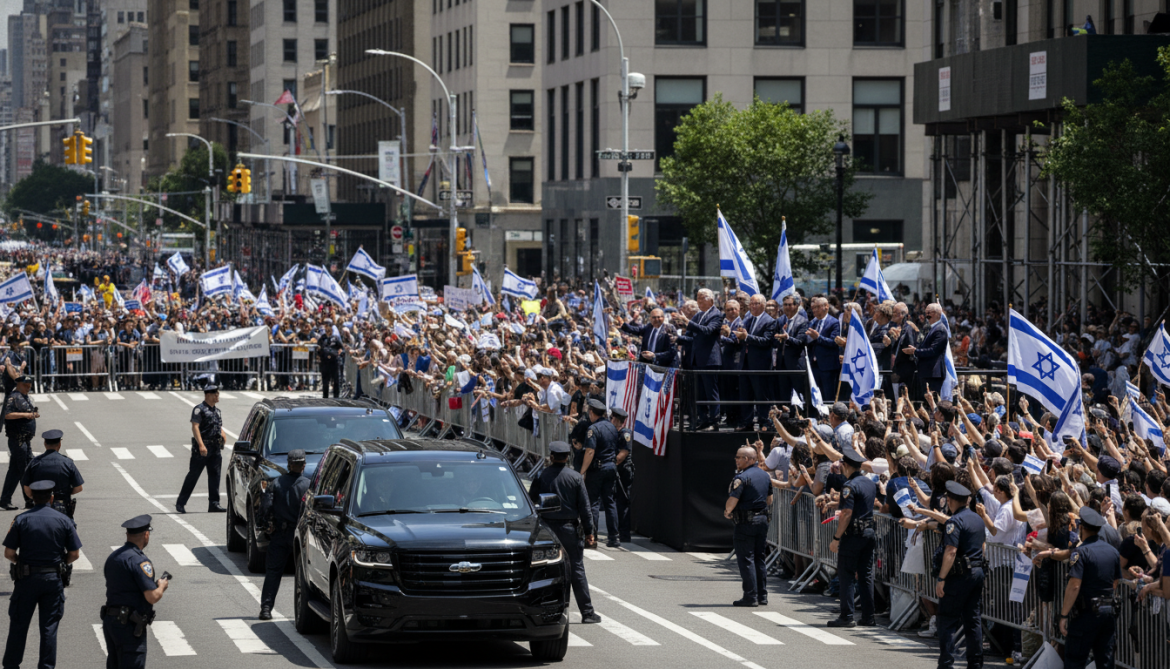 Israel Day parade draws Israeli and US officials amid international scrutiny