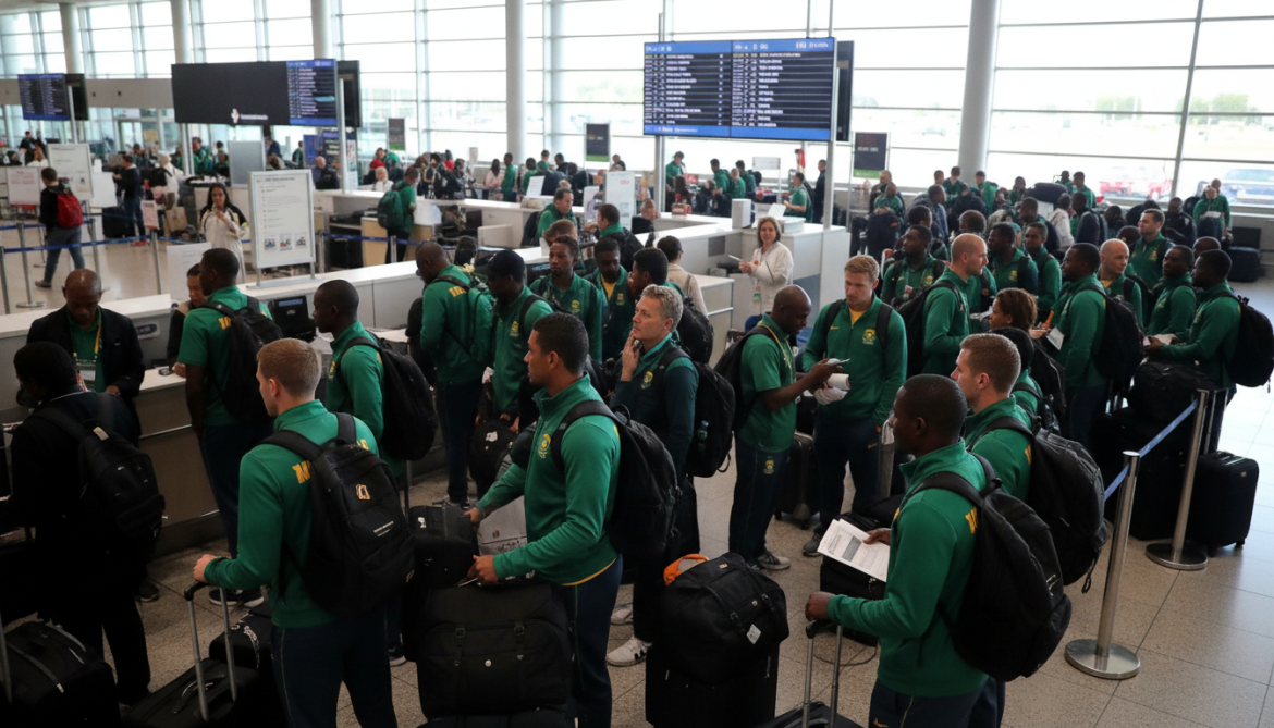 South Africa World Cup squad departs a day late after visa delays
