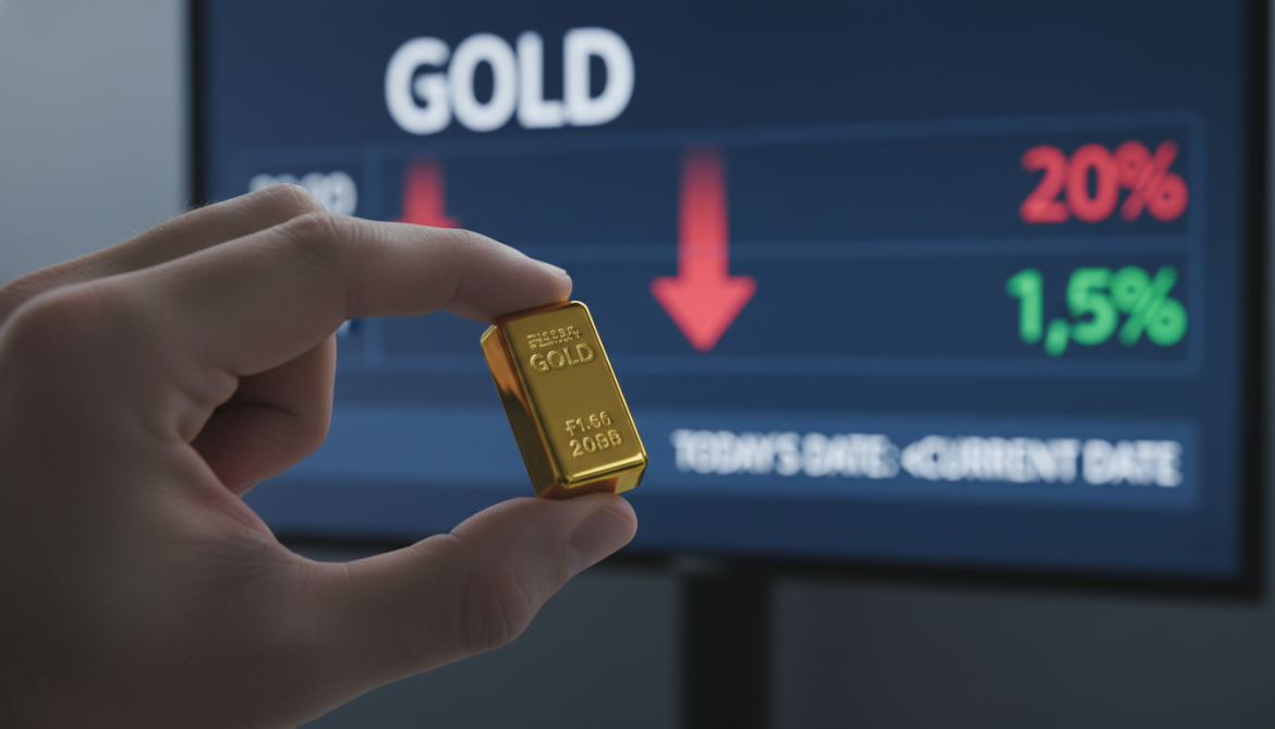 Gold prices slip toward weekly loss after 0.3% intraday decline