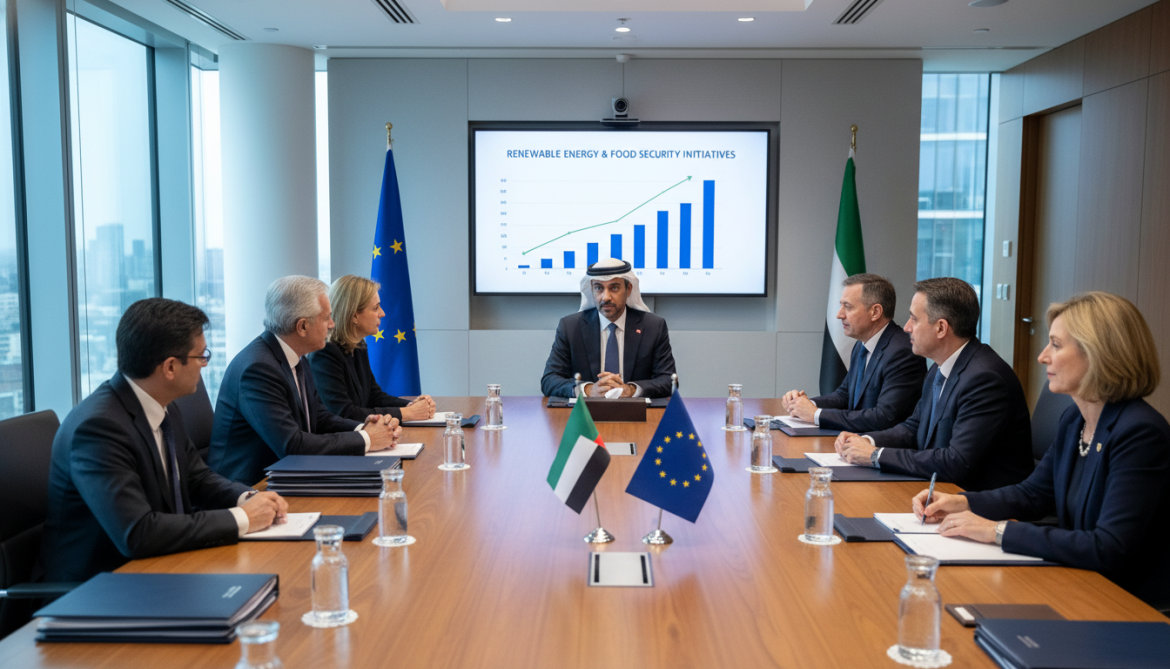UAE Calls on EBRD to Expand Renewable Energy and Food Security Support