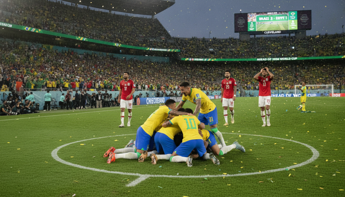Brazil defeats Egypt 2-1 in Cleveland ahead of 2026 World Cup