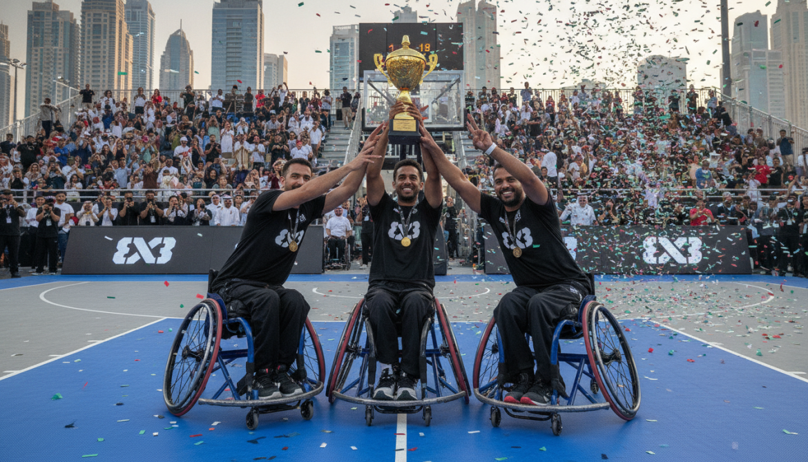 Dubai Club for People of Determination clinches third straight 3x3 wheelchair basketball title