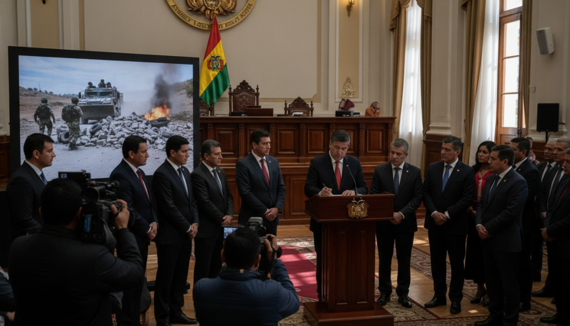Bolivia passes law empowering President Paz to deploy military to clear roadblocks