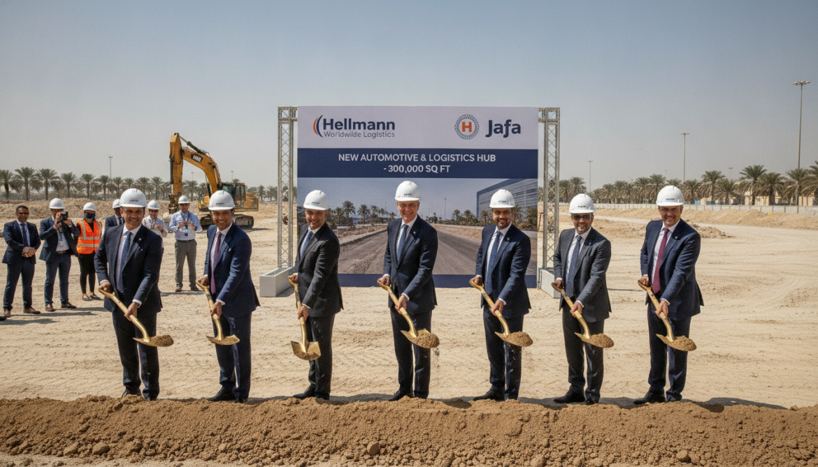 Hellmann Worldwide Logistics breaks ground on 300,000 sq ft Jafza automotive hub