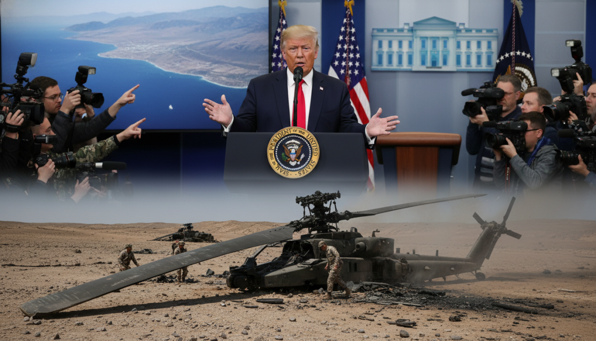Trump accuses Iran of downing US Apache helicopter over Strait of Hormuz