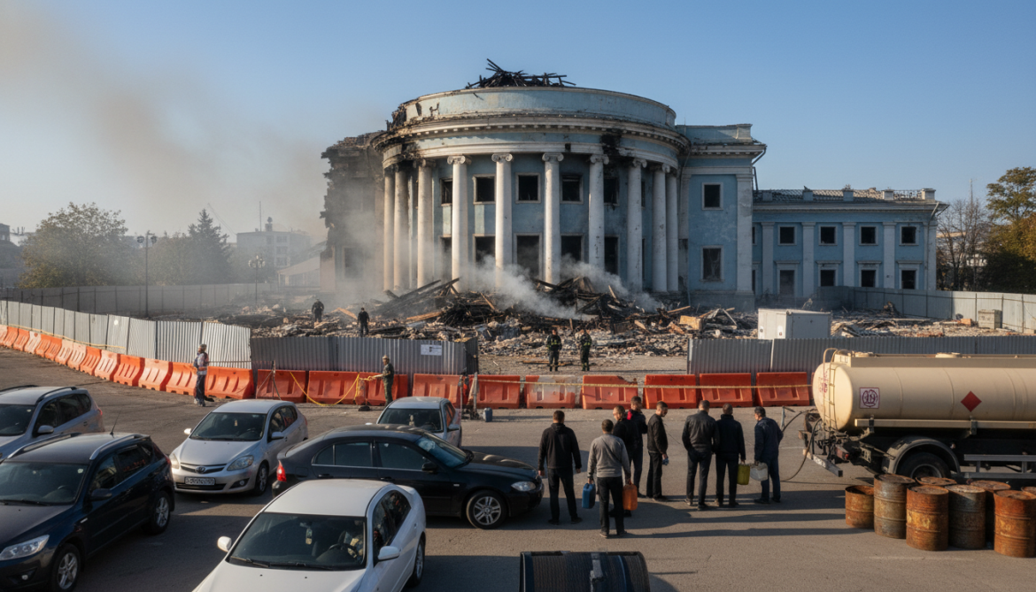 Ukrainian drones strike Sevastopol Panorama museum amid Crimea attacks and fuel rationing
