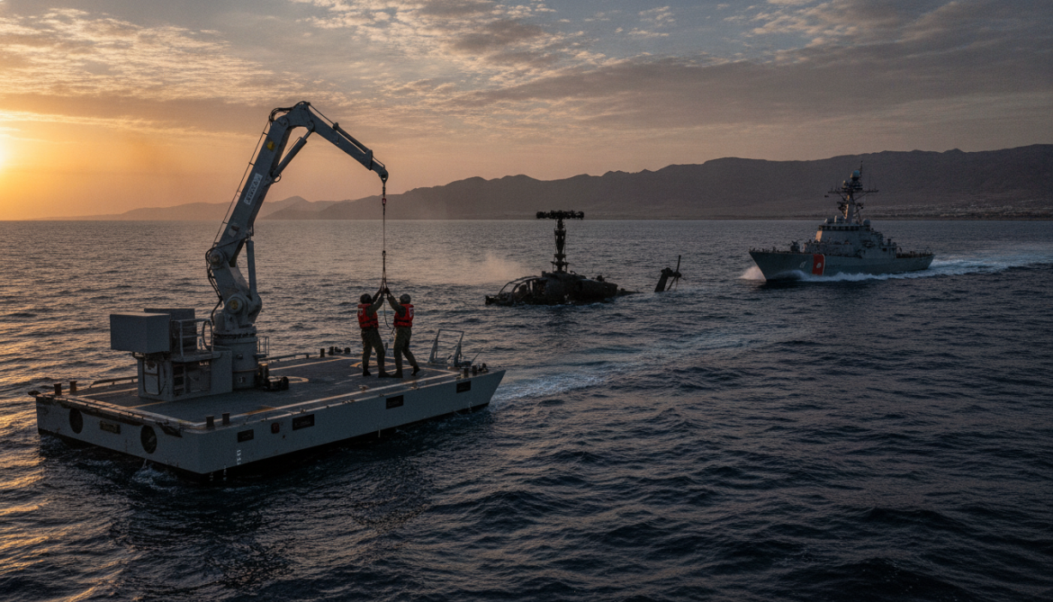Sea drone rescues downed US Apache crew near Strait of Hormuz