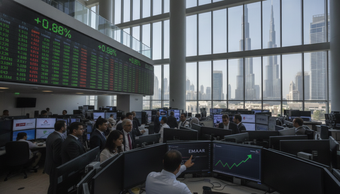 Dubai Financial Market rises 0.88% as Emaar-led stocks dominate trading