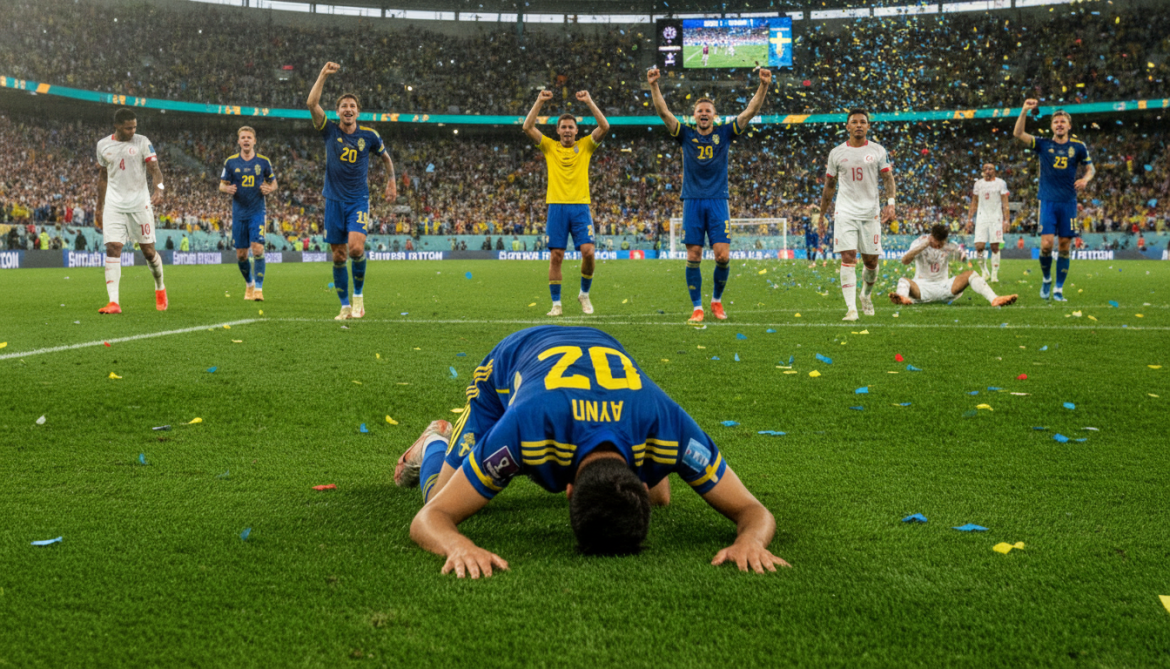Yasin Ayari scores twice as Sweden routs Tunisia and prostrates himself