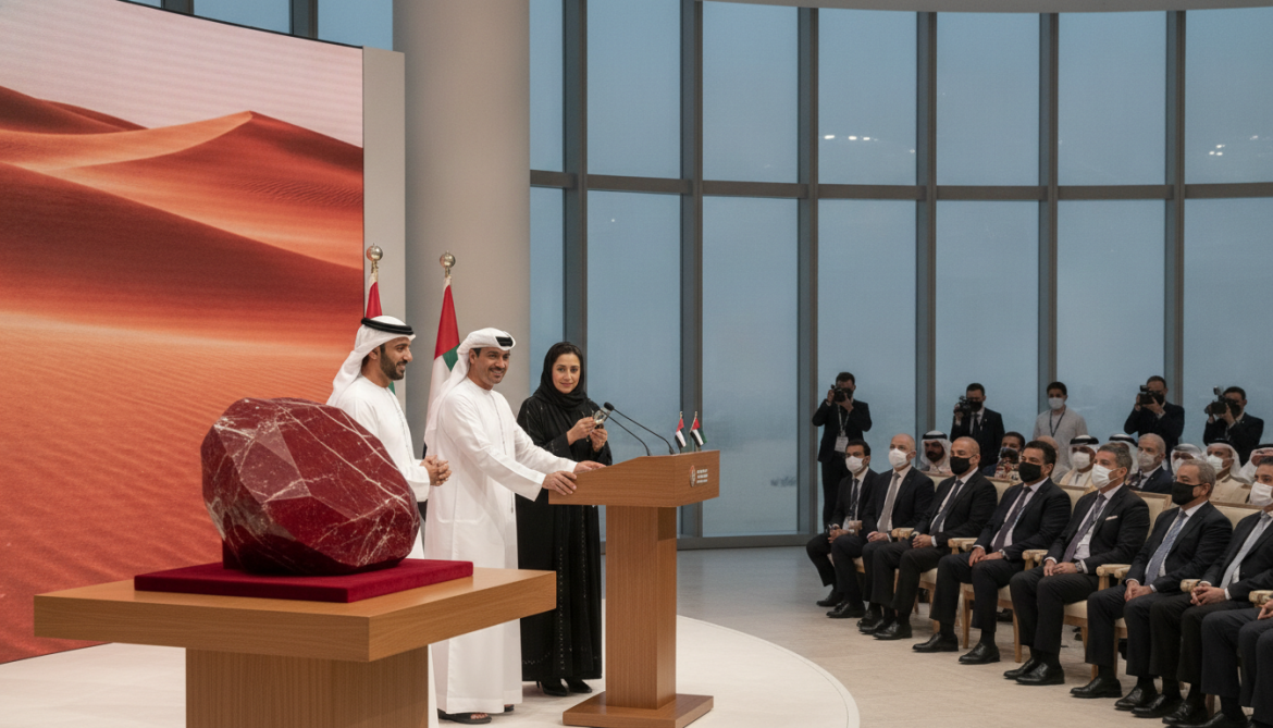 UAE platform launches first Emirati gemstone Spirit of UAE red jasper