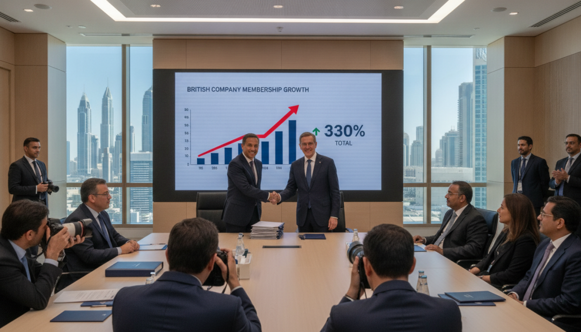 Dubai Chambers Reveals 330% Surge in British Company Membership to 10,334