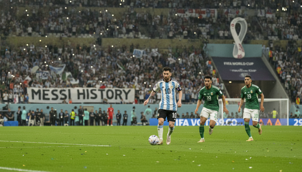 Argentina face Algeria as Messi makes history in World Cup opener