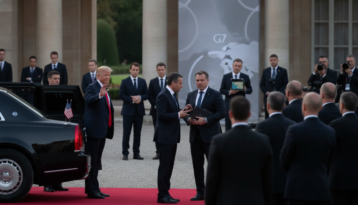 Trump Arrives at G7, Tests Ties Over Iran War and Trade