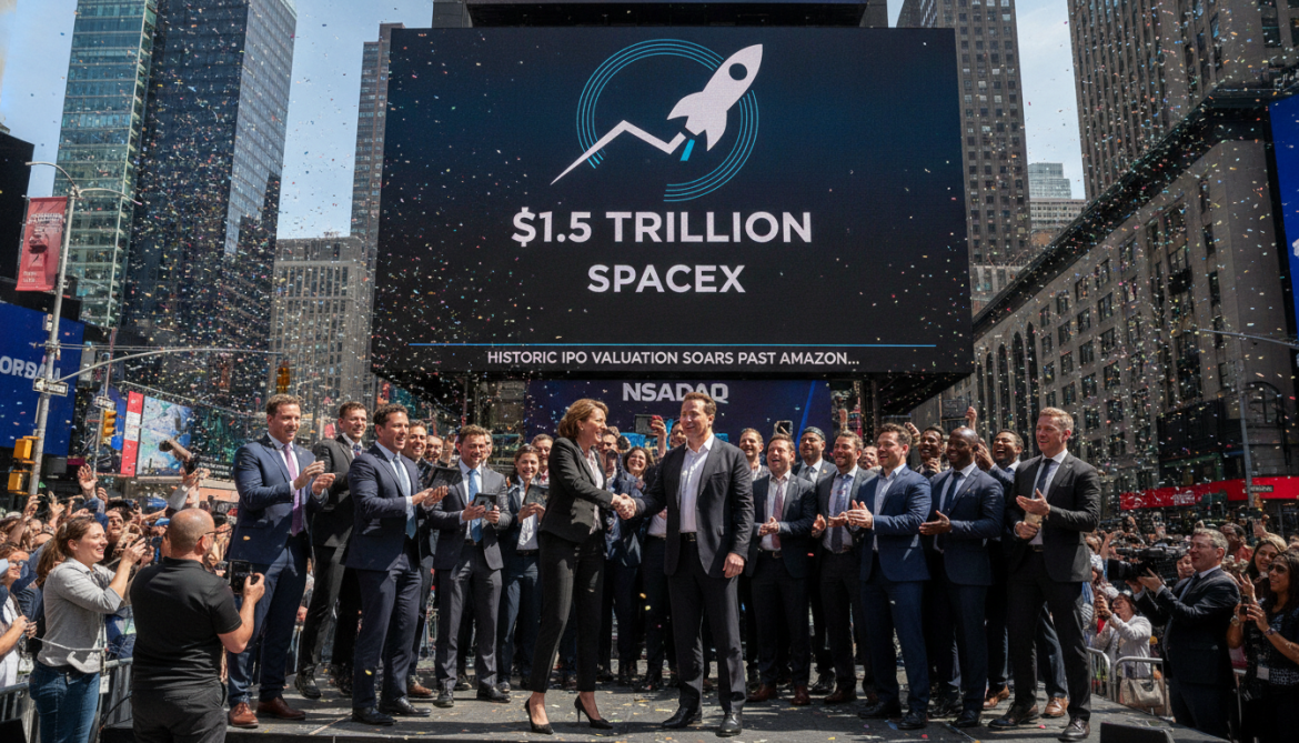 SpaceX surpasses Amazon to become fifth-largest company globally after historic IPO