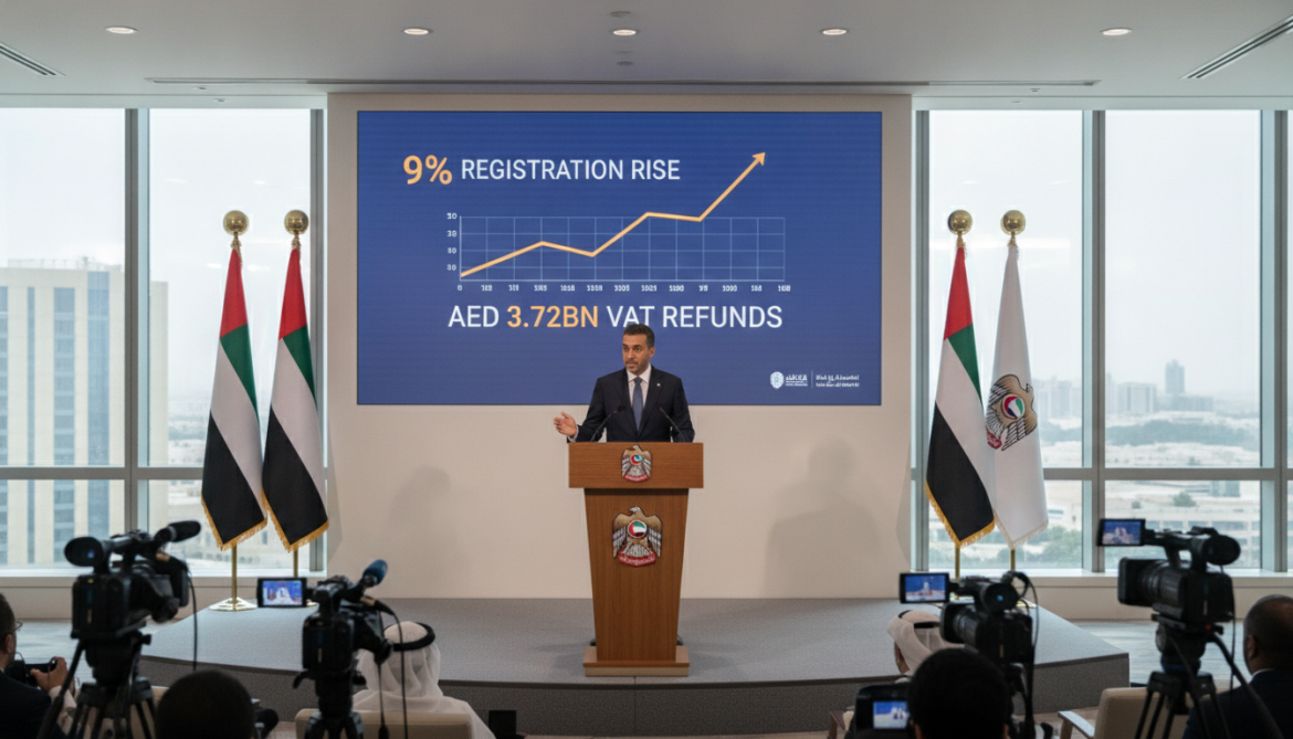 UAE Federal Tax Authority reports 9% registration rise, AED 3.72bn VAT refunds