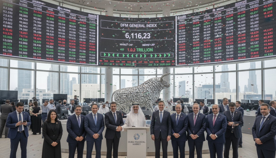 Dubai Financial Market tops AED 1 trillion valuation as index closes 6,116