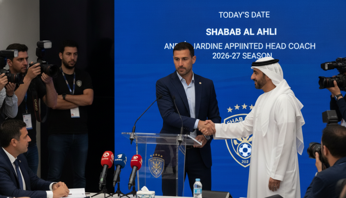 Shabab Al Ahli appoints André Jardine as first team coach for 2026–27