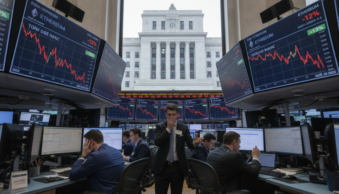 Cryptocurrency markets decline after Fed holds rates, Ethereum and Solana slide