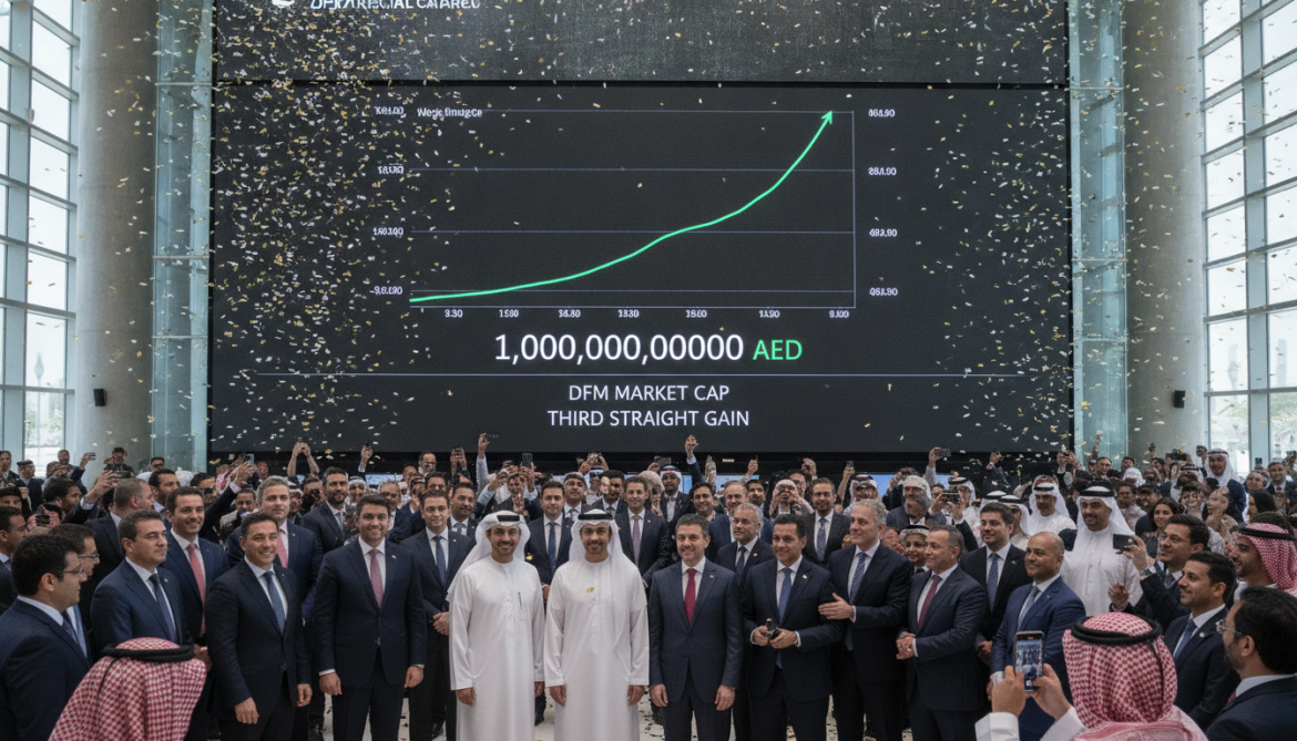 Dubai Financial Market Hits AED 1 Trillion on Third Straight Gain