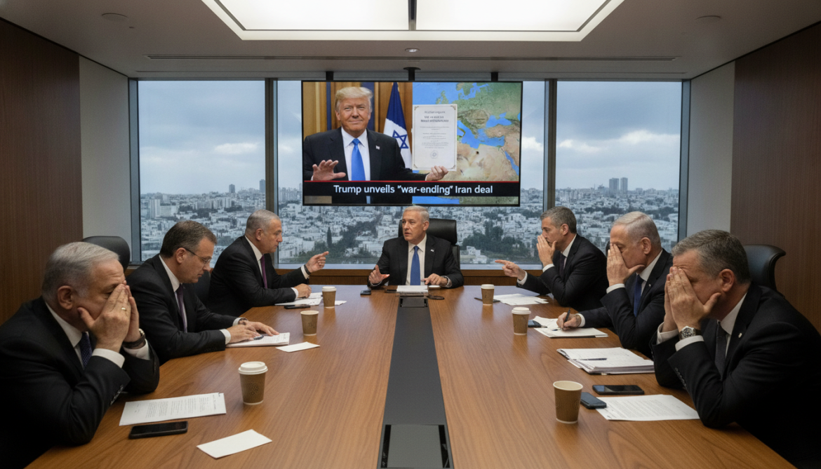 Israel reels as Trump unveils preliminary Iran war-ending deal officials warn