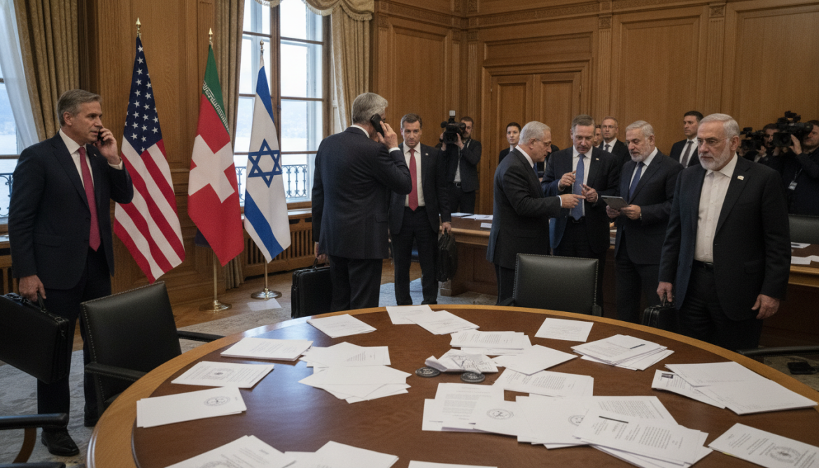 US-Iran memorandum derails Swiss talks as Israel-US rift widens
