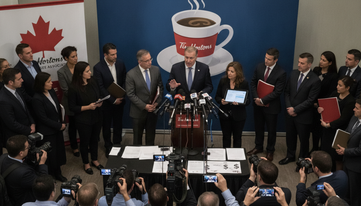 Tim Hortons sued by 15 franchisees for CA$27 million over pricing