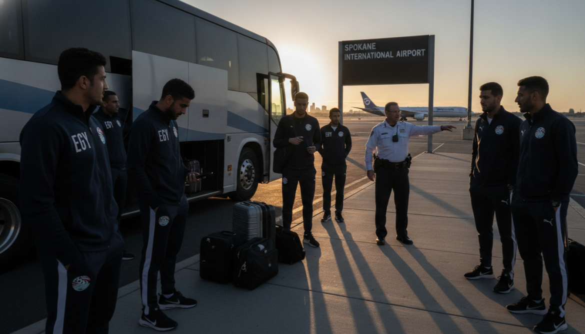Egypt squad forced back to Spokane after US authorities deny Seattle stay